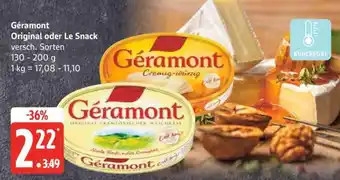 Edeka Géramont Original oder Le Snack Angebot