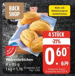 Edeka Weizenbrötchen Angebot