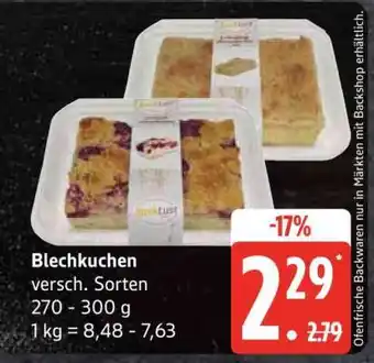 Edeka Blechkuchen Angebot