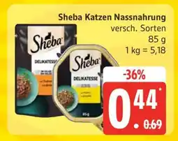 Edeka Sheba Katzen- nassnahrung Angebot