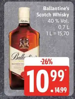 Edeka Ballantine's Scotch Whisky Angebot