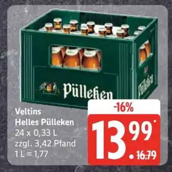 Edeka Veltins Helles Pülleken Angebot