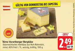 Edeka ALMA Vorarlberger Bergkäse Angebot
