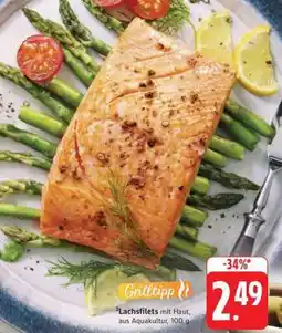 Edeka Lachsfilets mit Haut Angebot