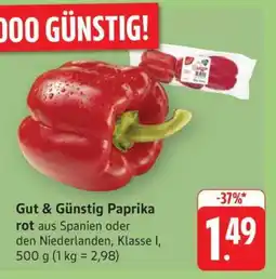 Edeka Gut & Günstig Paprika rot Angebot