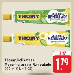 Edeka Thomy Delikatess Mayonnaise oder Remoulade Angebot