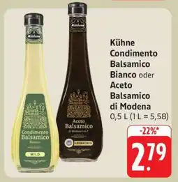 Edeka Kühne Condimento Balsamico Bianco oder Aceto Balsamico di Modena Angebot