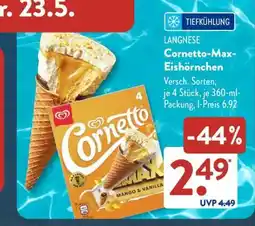 Aldi Süd Langnese Cornetto-Max-Eishörnchen Angebot