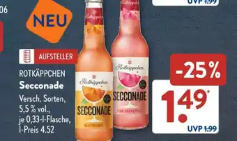 Aldi Süd Rotkäppchen Seccenade Angebot