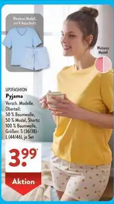 Aldi Süd UP2FASHION Pyjama Angebot