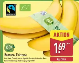 Aldi Nord Bananen, Fairtrade Angebot