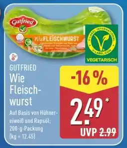 Aldi Nord GUTFREID Wie Fleischwurst Angebot