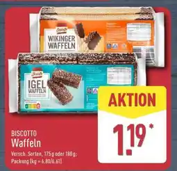Aldi Nord BISCOTTO Waffeln Angebot