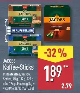 Aldi Nord JACOBS Kaffee-Sticks Angebot