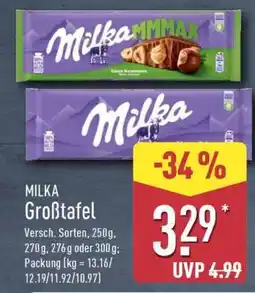 Aldi Nord MILKA Großtafel Angebot