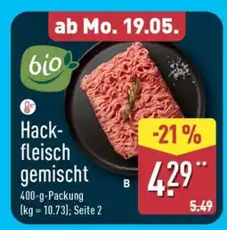 Aldi Nord Hackfleisch gemischt Angebot