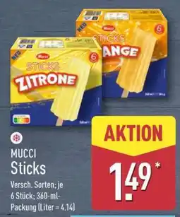 Aldi Nord MUCCI Sticks Angebot