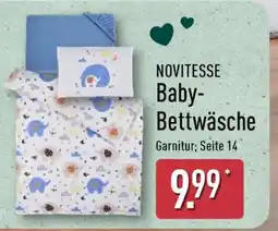 Aldi Nord NOVITESSE Baby-Bettwäsche Angebot