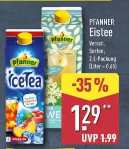 Aldi Nord Pfanner Eistee Angebot