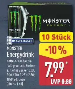 Aldi Nord MONSTER Energydrink Angebot