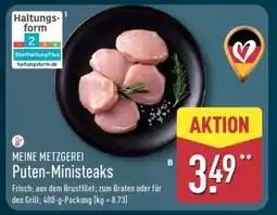 Aldi Nord MEINE METZGEREI Puten-Ministeaks Angebot