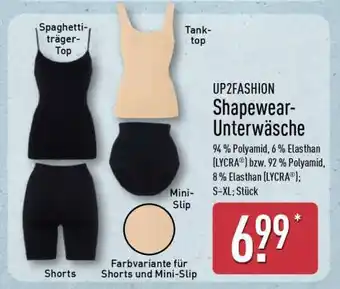Aldi Nord UP2FASHION Shapewear-Unterwäsche Angebot