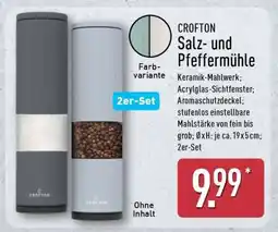 Aldi Nord CROFTON Salz- und Pfeffermühle Angebot