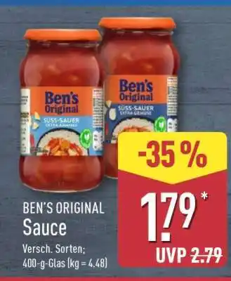 Aldi Nord Ben’s Original Sauce Angebot