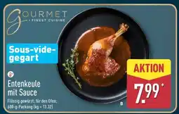 Aldi Nord Entenkeule mit Sauce Angebot