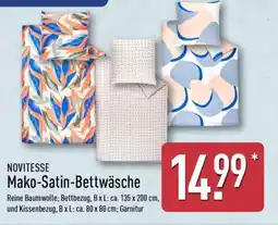 Aldi Nord Mako-Satin-Bettwäsche Angebot