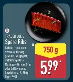 Aldi Nord TRADER JOE’S Spare Ribs Angebot
