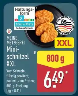 Aldi Nord MEINE METZGEREI Mini-Schnitzel XXL Angebot