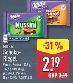 Aldi Nord MILKA Schoko-Riegel Angebot
