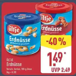 Aldi Nord ÜLTJE Erdnüsse Angebot