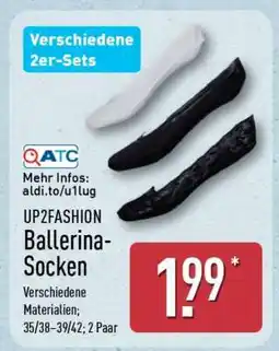 Aldi Nord UP2FASHION Ballerina-Socken Angebot