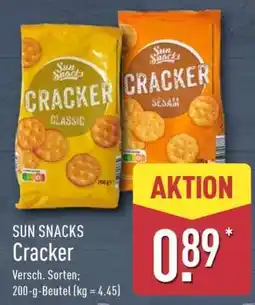 Aldi Nord SUN SNACKS Cracker Angebot