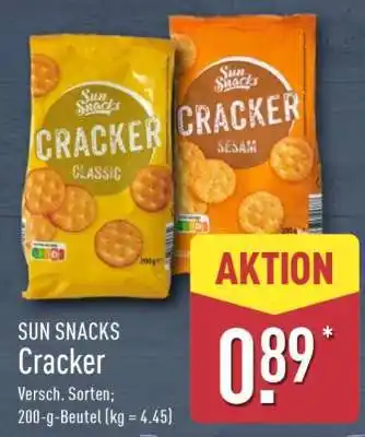 Aldi Nord SUN SNACKS Cracker Angebot