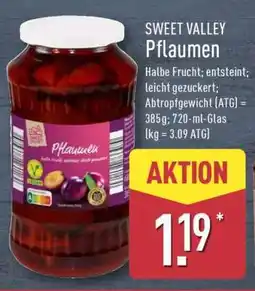 Aldi Nord SWEET VALLEY Pflaumen Angebot