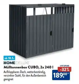 Aldi Nord Mülltonnenbox CUBO, 2x 240 l Angebot