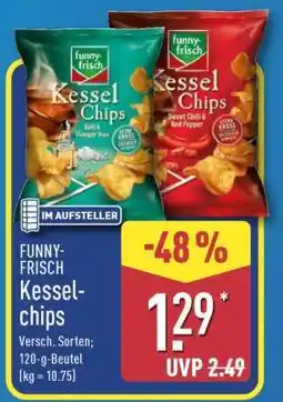 Aldi Nord FUNNY-FRISCH Kesselchips Angebot