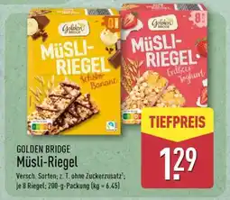 Aldi Nord GOLDEN BRIDGE Müsli-Riegel Angebot