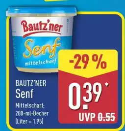 Aldi Nord Bautz’ner Senf Angebot