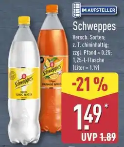 Aldi Nord Schweppes Angebot