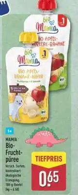 Aldi Nord MAMIA Bio-Fruchtpüree Angebot