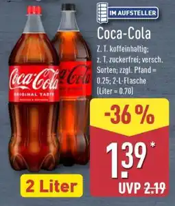 Aldi Nord Coca-Cola Angebot