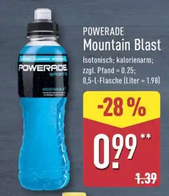 Aldi Nord Powerade Mountain Blast Angebot