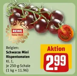 REWE Schwarze Mini Rispentomaten Angebot