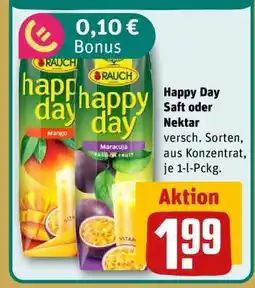 REWE Happy Day Saft oder Nektar Angebot