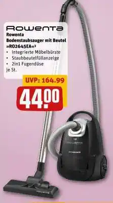 REWE Rowenta Bodenstaubsauger mit Beutel RO2645EA Angebot