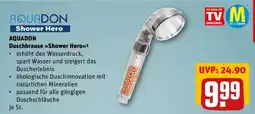 REWE Aquadon Duschbrause Shower Hero Angebot